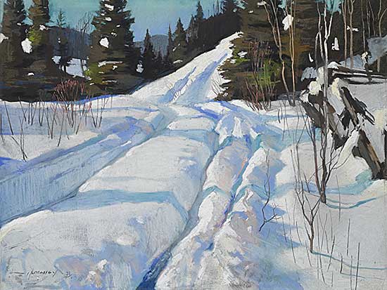 #312 ~ Hennessey - Untitled - Snow Path
