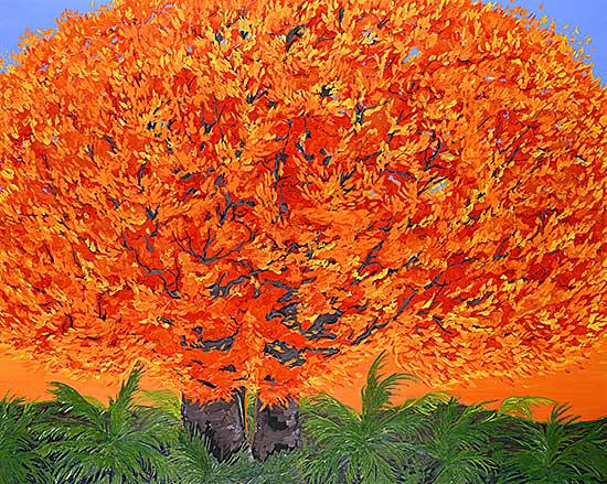 #316 ~ Hofmann - Flame Tree