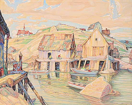 #317 ~ Hornyansky - Untitled - In the Harbour