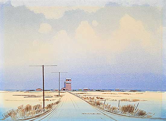 #318 ~ Hurley - Untitled - Big Blue Sky on the Prairies