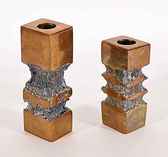 #356 ~ Leadbeater - Untitled - Two Candlesticks