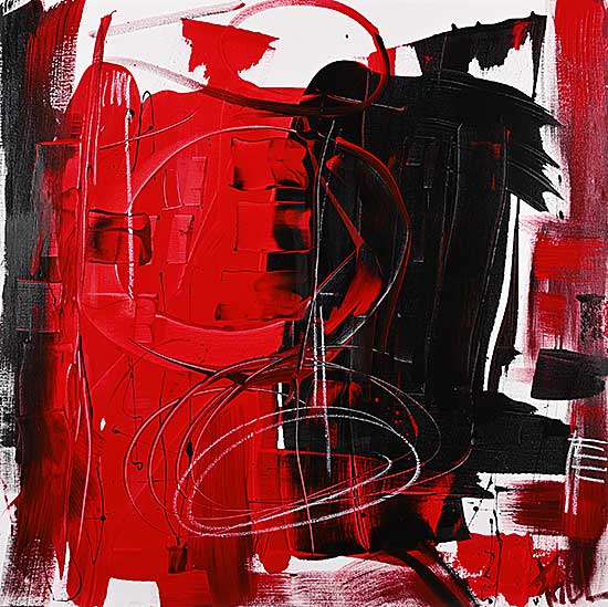 #362 ~ Leydecker - Bold in Red [Abstract 7]