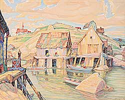 #317 ~ Hornyansky - Untitled - In the Harbour