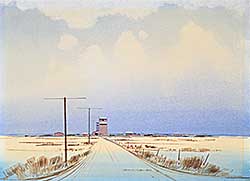#318 ~ Hurley - Untitled - Big Blue Sky on the Prairies