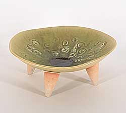 #366 ~ Lindoe - Untitled - Fiddlehead Bowl