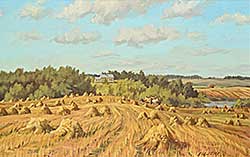 #373 ~ Luthi - Oat Stooks in Charlie Garbutts II