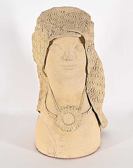 #418 ~ Mihalcheon - Untitled - Woman with Veil and Necklace