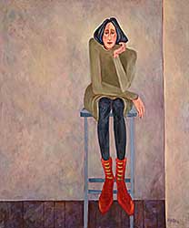 #402 ~ Mabee - Red Boots