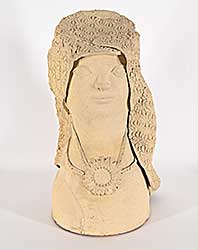 #418 ~ Mihalcheon - Untitled - Woman with Veil and Necklace