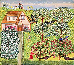 #437 ~ Panko - Birds in a Garden
