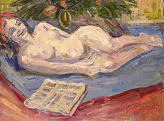 #540 ~ Tatossian - Untitled - Reclining Nude