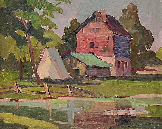#547 ~ Thornton - Untitled - Farm House