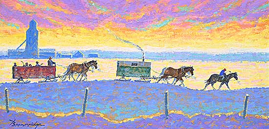 #2038 ~ Brownridge - Going Home, Saskatchewan 1942