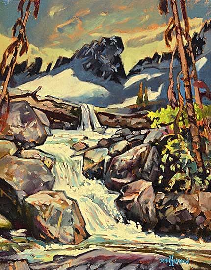 #2040 ~ Burrow - Snowmelt - Spearhead Glacier, Whistler