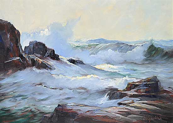 #2063 ~ de Garthe - Untitled - Crashing Surf