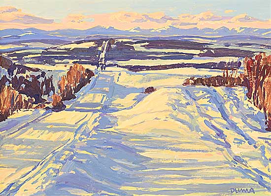 #2075 ~ Duma - Road into Foothills