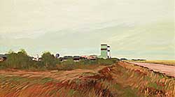 #2001 ~ Acs - Untitled - Grain Elevator on a Windy Day