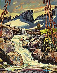 #2040 ~ Burrow - Snowmelt - Spearhead Glacier, Whistler