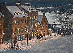 #2046 ~ Champagne - La Vieille Caleche [Rue St-Denis, Vieux Quebec]