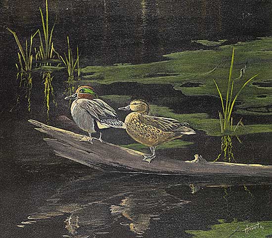 #2131 ~ Hiebert - Untitled - Log Life