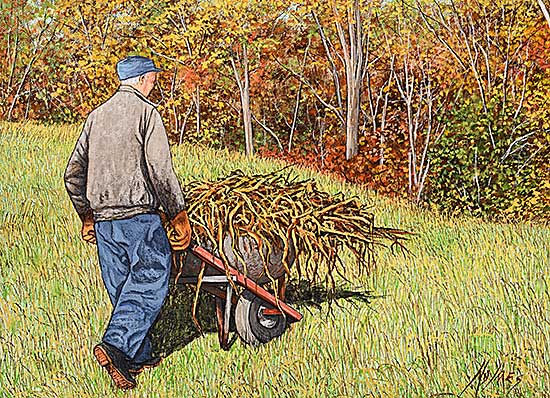 #2133 ~ Holmes - A Load of Corn Stalks