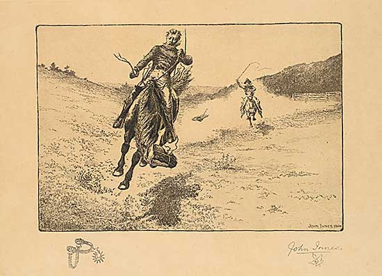 #2146 ~ Innes - Untitled - Horse Breaking