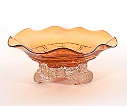 #2097 ~ Gibeau - Untitled - Face Series Bowl [Orange]