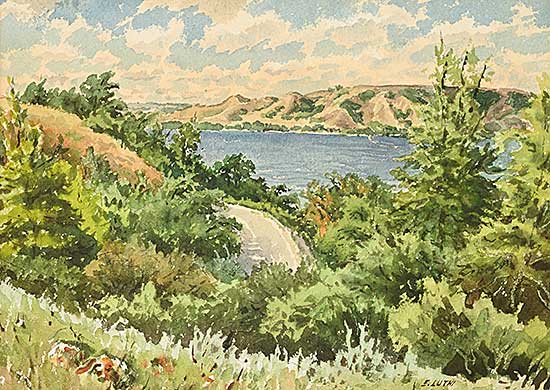 #2205 ~ Luthi - Summer at Echo Lake just West of Fish Hatchery