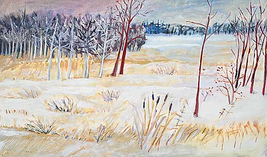 #2210 ~ Malin - Chickakoo Lake in Winter