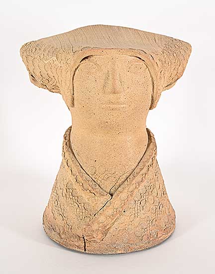 #2232 ~ Mihalcheon - Untitled - Woman with Medieval Headpiece