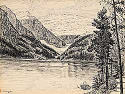 #2191 ~ Leslie - Untitled - Across the Lake