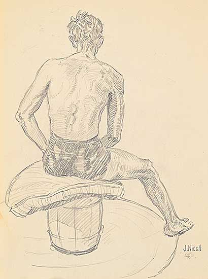 #2258 ~ Nicoll - Untitled - Portrait from Behind