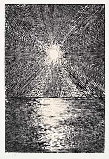 #2270 ~ Olson - Untitled - The Moon and the Sea  #7/20
