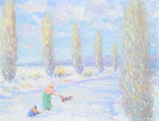 #2304 ~ Poirier - L'hiver chez nous