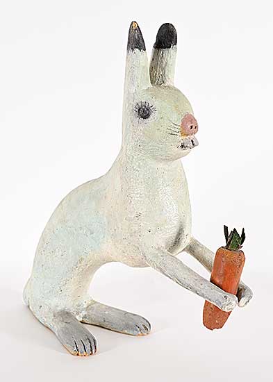 #2309 ~ Rentz - Untitled - Rabbit and Carrot