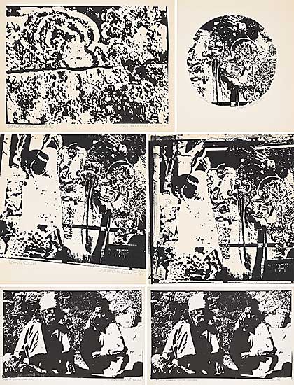 #2310 ~ Rich - Lot of Six India Prints