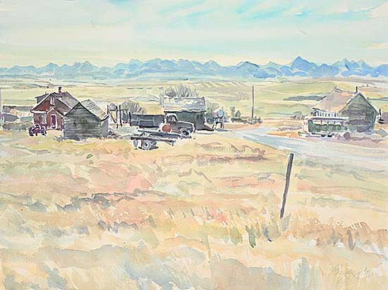 #2314 ~ Rigaux - Untitled - View from Longview