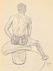 #2258 ~ Nicoll - Untitled - Portrait from Behind