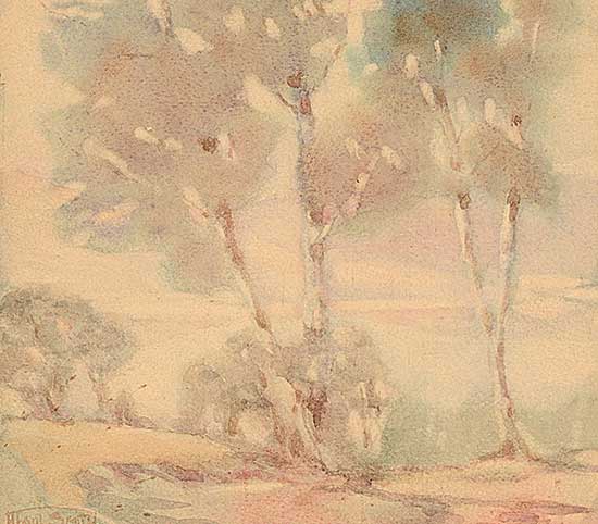 #2352 ~ Smith - Birches on the Saskatchewan