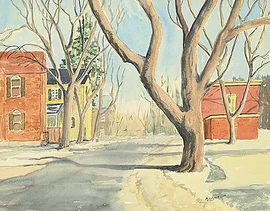 #2373 ~ Thornton - Untitled - Looking Down the Lane