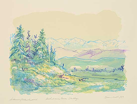 #2381 ~ Turnbull - Athabasca River Valley