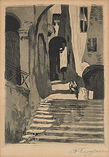 #2383 ~ Tygesen - Old Street in Dinan France