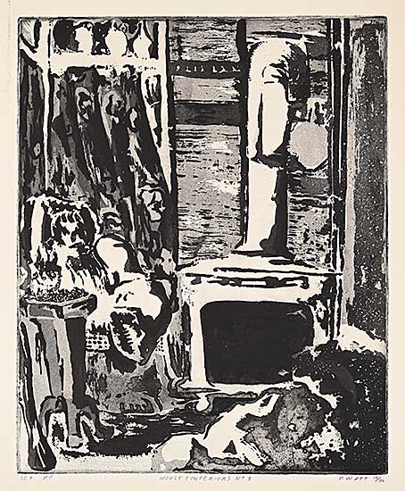 #2391 ~ Watt - House [Interior] No.3  #St.9. A.P. 12/20