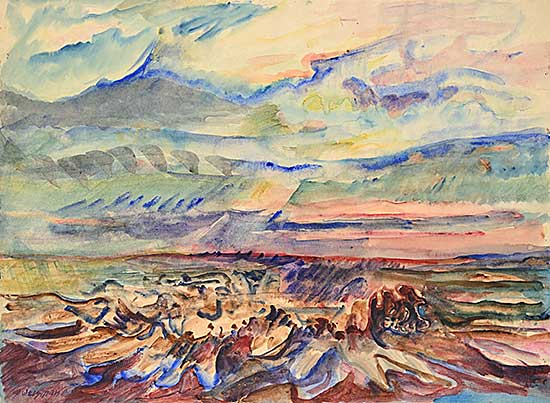 #2394 ~ Weisman - Sunset Near Timmins