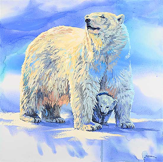 #2404 ~ Wood - Cautious Cub