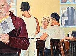 #2334 ~ Schlademan - Untitled - Cafe Scene