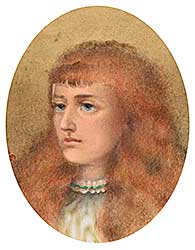 #2338 ~ School - Untitled - Portrait of a Red Haired Woman