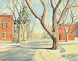 #2373 ~ Thornton - Untitled - Looking Down the Lane