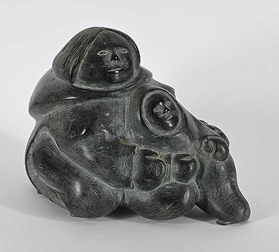 #1017 ~ Aqigaaq - Untitled - Mother and Child I
