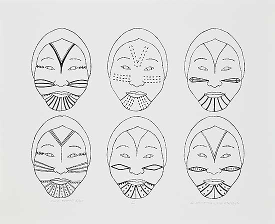 #1024 ~ Arnaktauyok - Face Tattoo II  #5/20